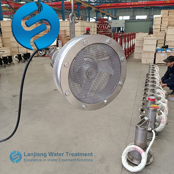 Sewage mixer transport precautions